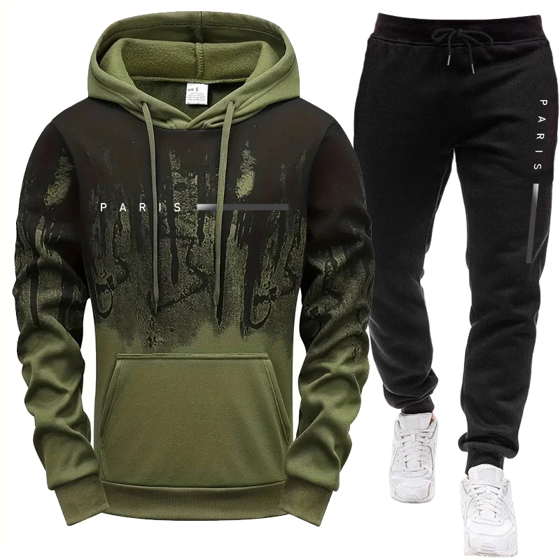 Setelan Pria/Hoodie/Celana Par - Winter Clothing For Men ulasan dan harga