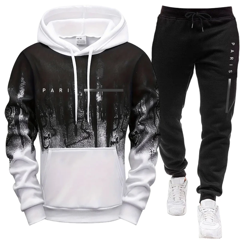 Setelan Pria/Hoodie/Celana Par - Winter Clothing For Men ulasan dan harga