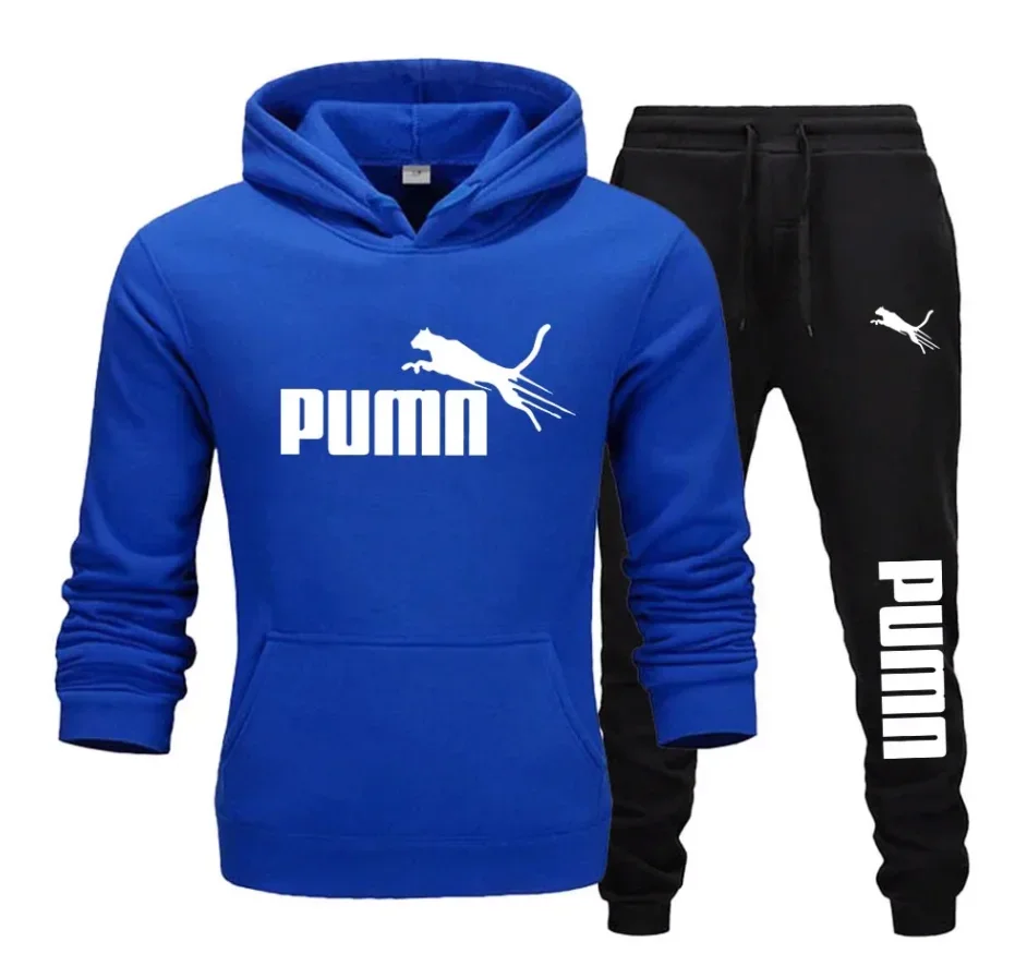Setelan hoodie + celana panjan - Winter Clothing For Men ulasan dan harga