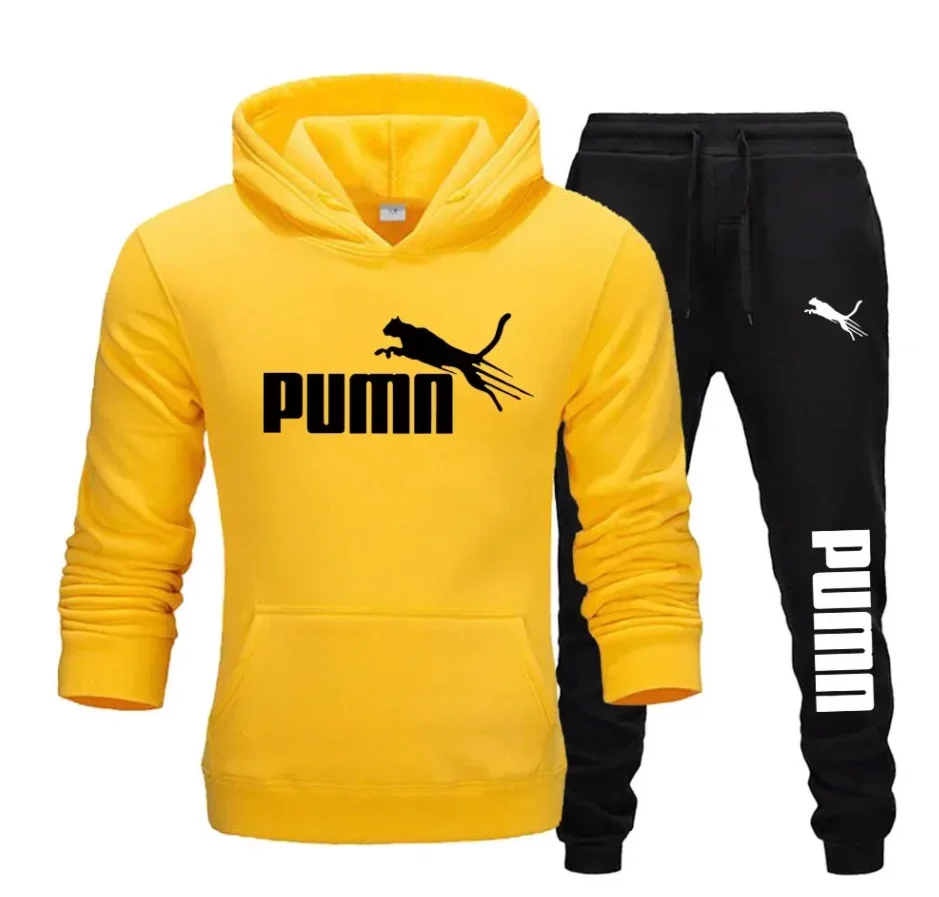 Setelan hoodie + celana panjan - Winter Clothing For Men ulasan dan harga
