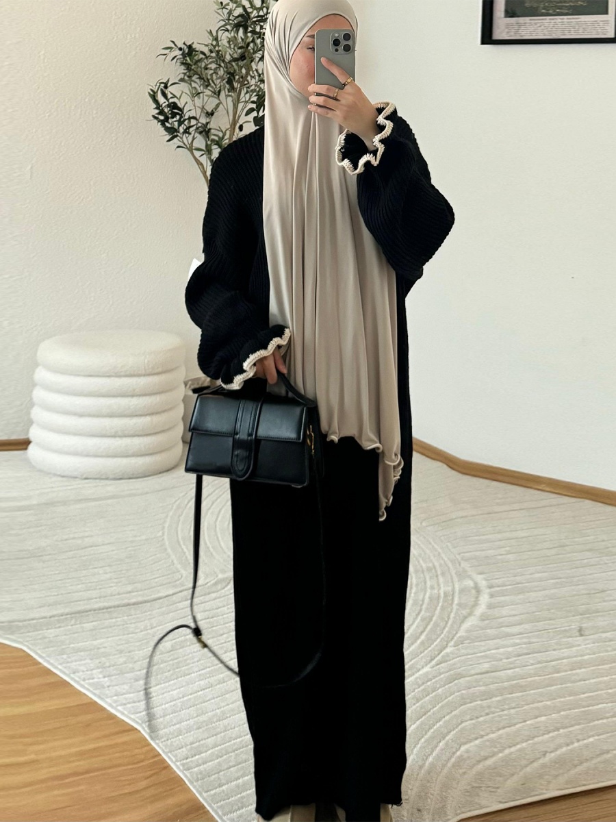 Gaun Abaya Musim Dingin Wanita - Winter Clothing Dubai ulasan dan harga