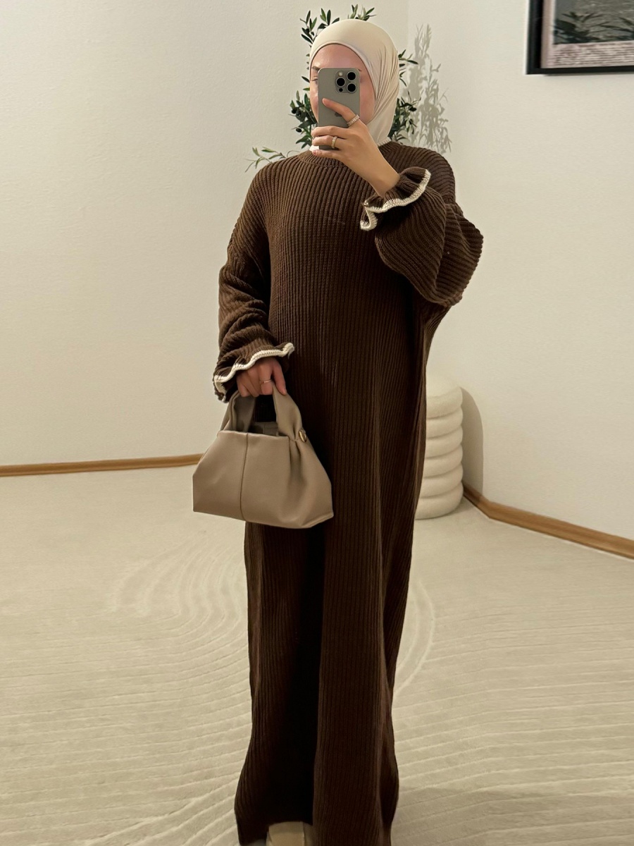 Gaun Abaya Musim Dingin Wanita - Winter Clothing Dubai ulasan dan harga