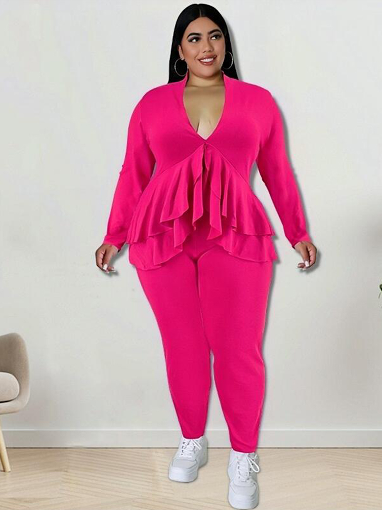 Pakaian Wanita Ukuran Plus Set - Winter Clothing For Plus Size Women ulasan dan harga