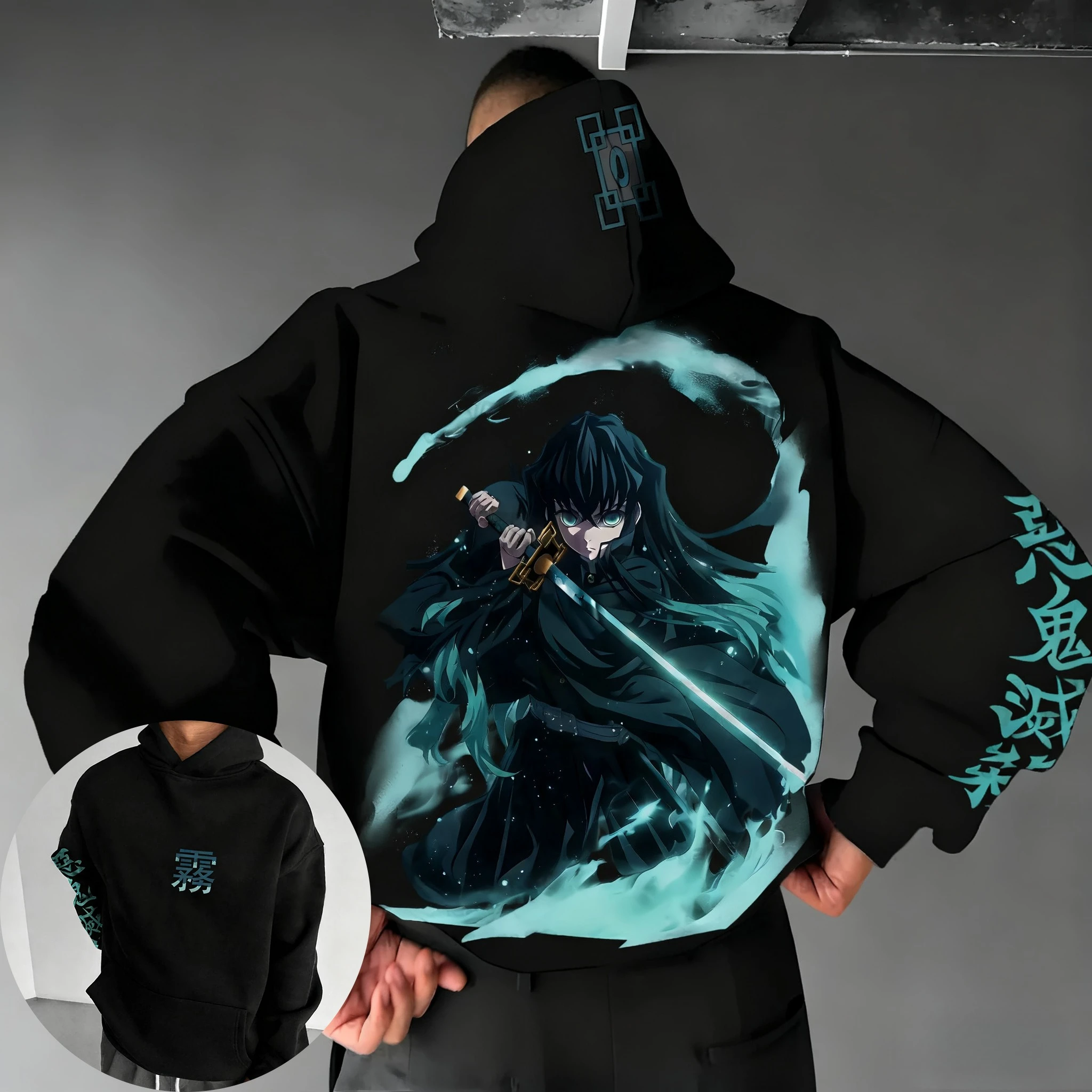 Hoodie Anime Demon Slayer Musi - Winter Clothing Japan ulasan dan harga