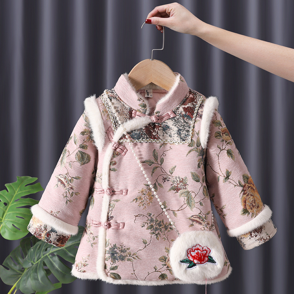 Gaun Qipao Cheongsam Tang Putr - Winter Clothing For Babies ulasan dan harga