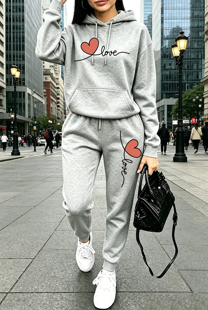 Setelan Olahraga Wanita Motif  - Winter Clothing Women'S ulasan dan harga