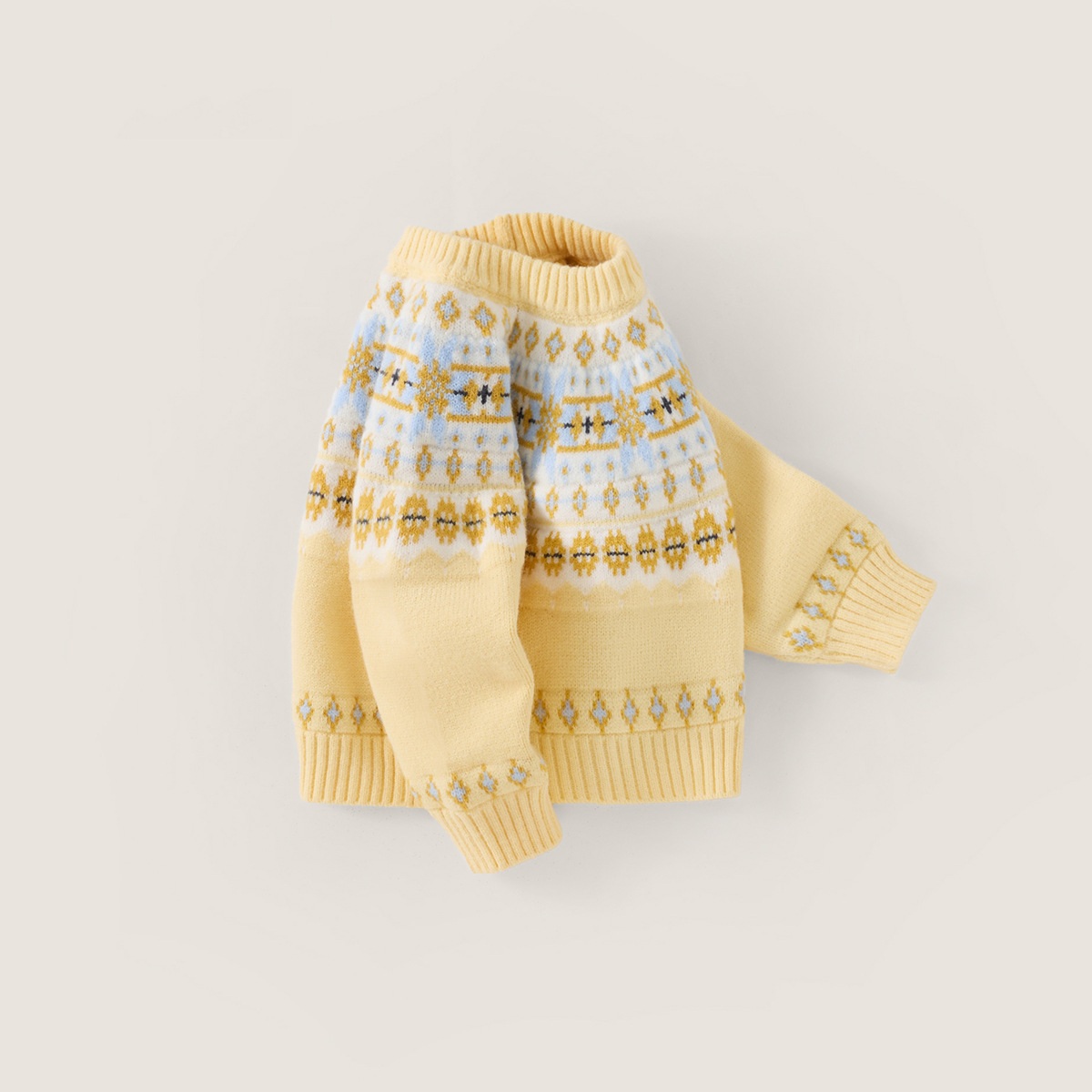 Atasan Rajut untuk Anak Peremp - Yellow Winter Clothing ulasan dan harga