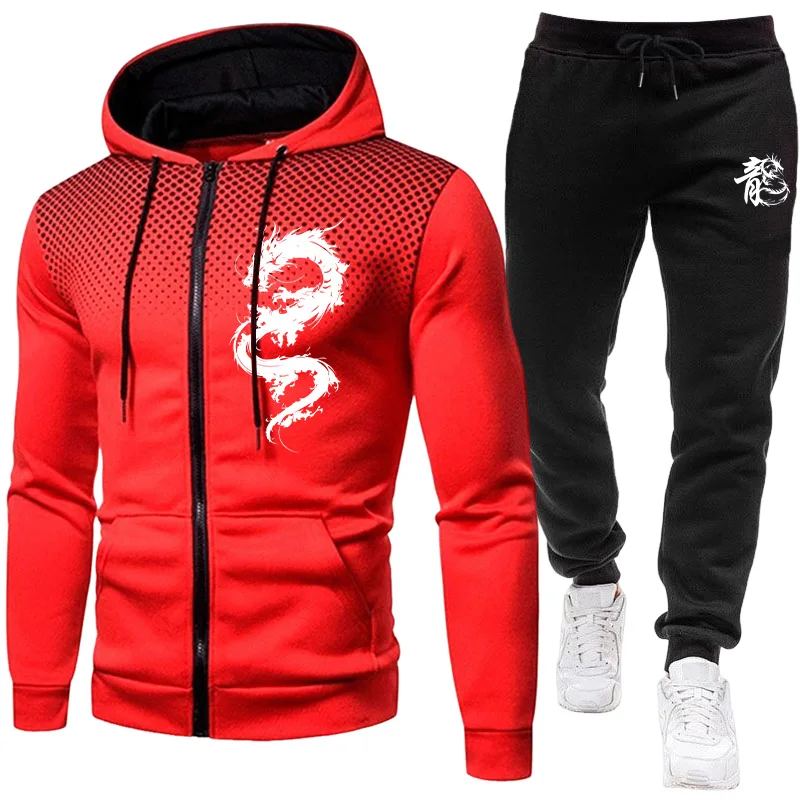 Setelan Pria Motif Naga Paris, - Winter Clothing Clearance ulasan dan harga