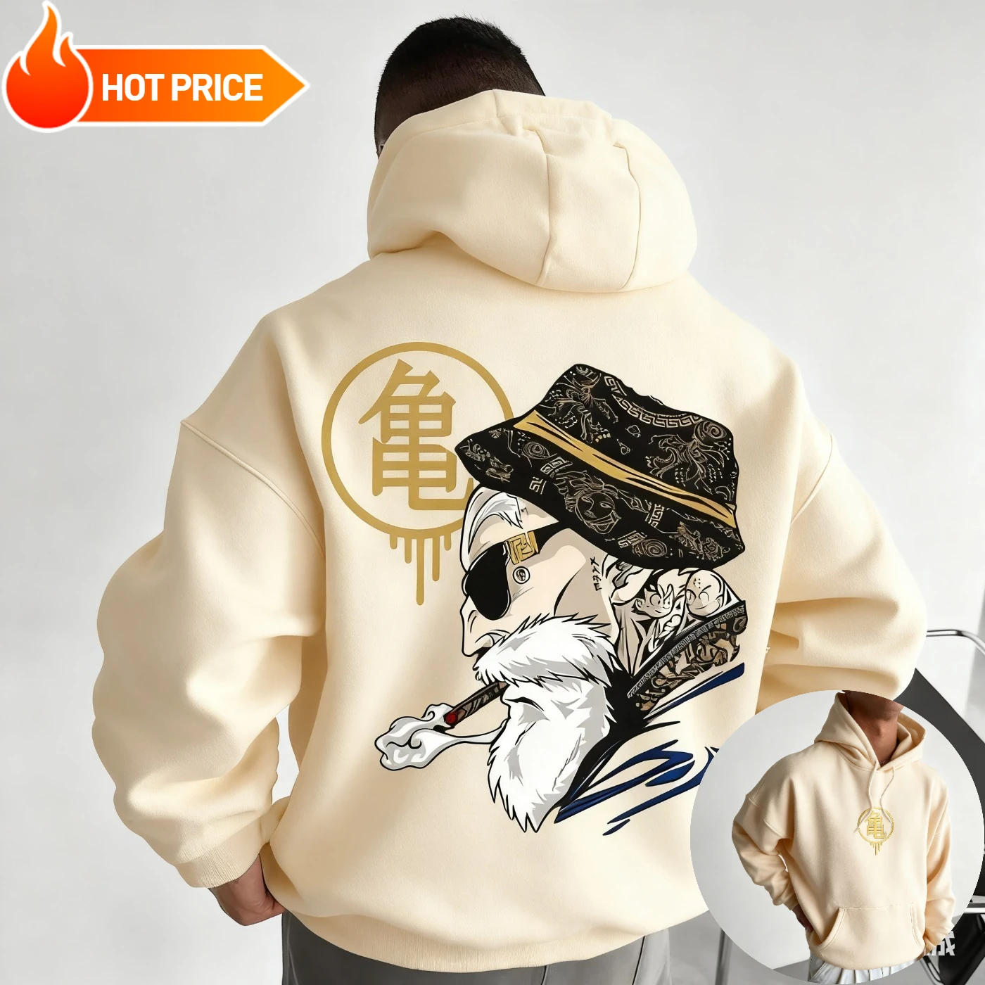 Master Roshi Dragon Ball Saiya - Winter Clothing Japan ulasan dan harga