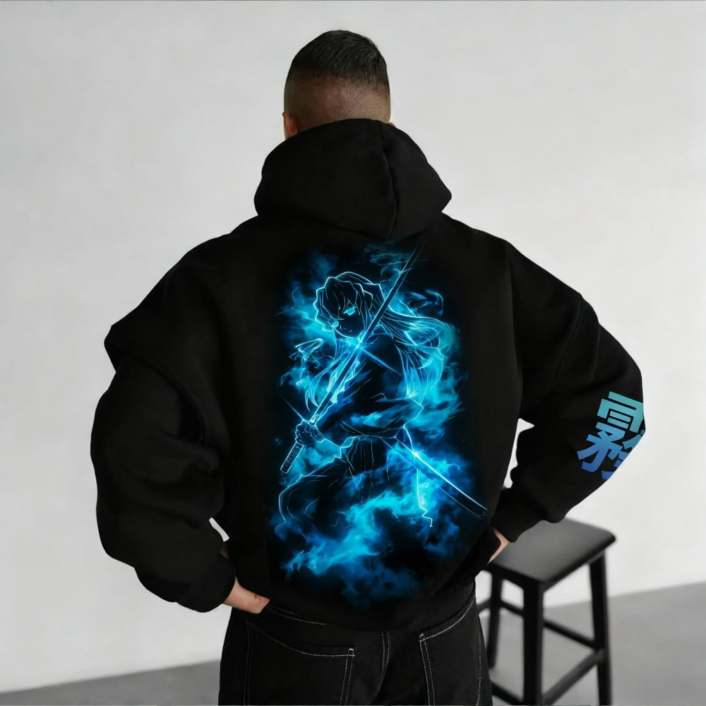 Demon Slayer Hoodie Pria Sweat - Winter Clothing Boys ulasan dan harga