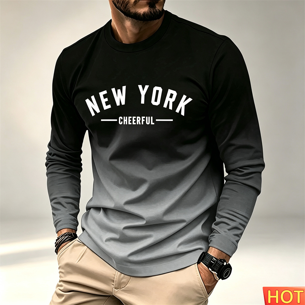 Kaos Pria Lengan Panjang Musim - Winter Sun Clothing ulasan dan harga