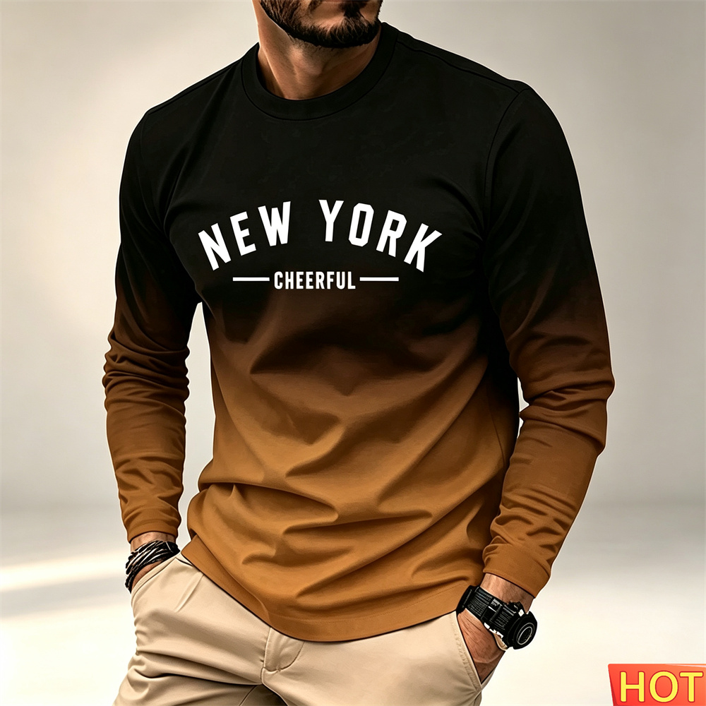Kaos Pria Lengan Panjang Musim - Winter Sun Clothing ulasan dan harga