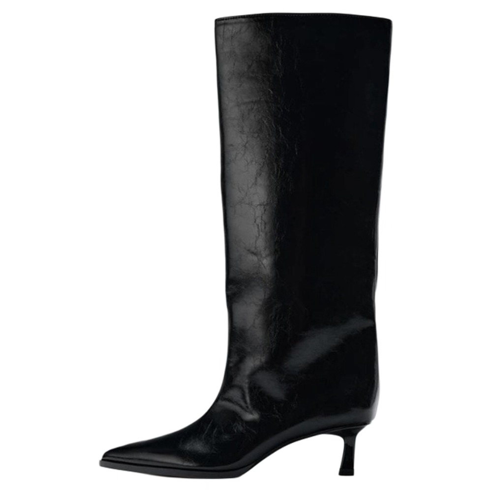 Sepatu Bot Tinggi Model Tabung - Winter Clothing Women'S ulasan dan harga