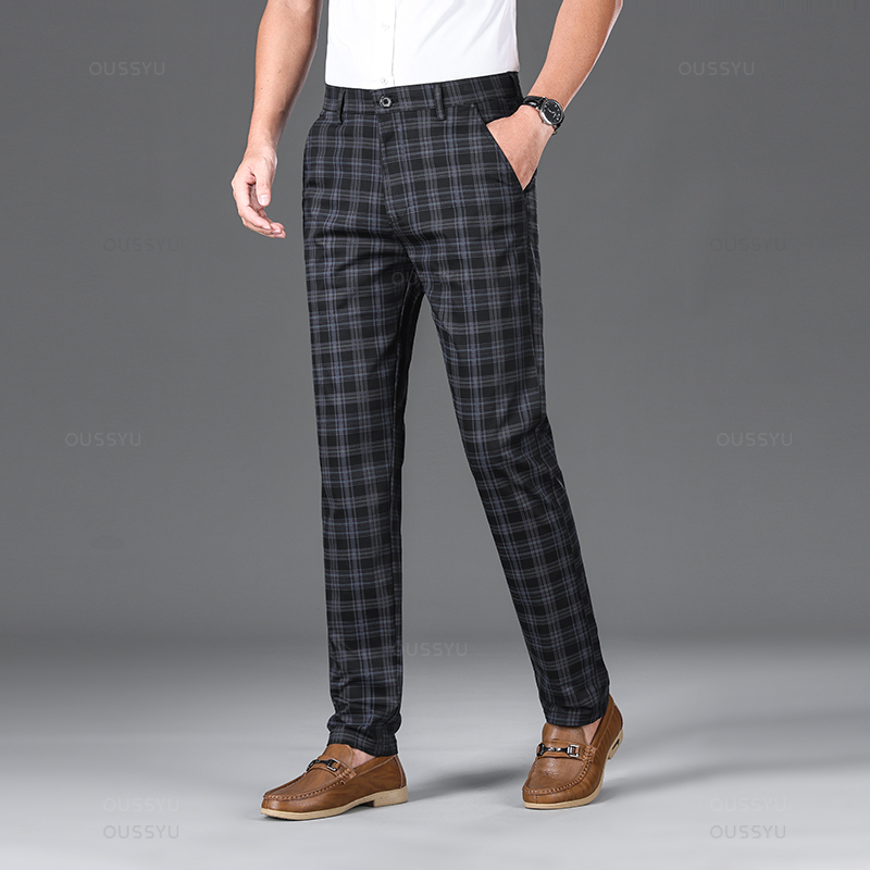 OUSSYU celana panjang kotak-ko - Winter Clothing Brands ulasan dan harga