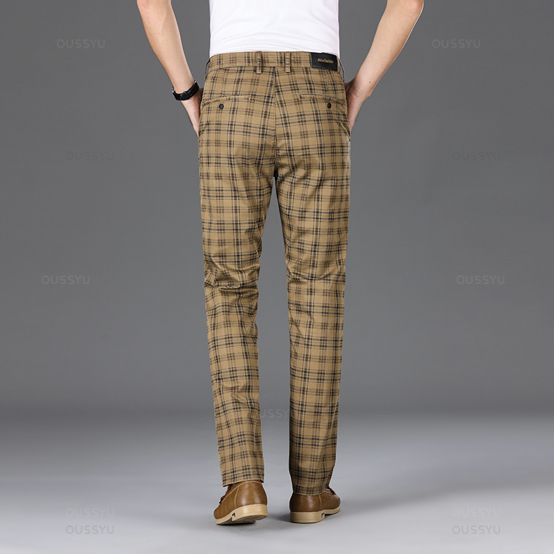 OUSSYU celana panjang kotak-ko - Winter Clothing Brands ulasan dan harga